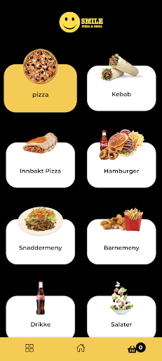 Android application Smilepizza rosendal screenshort