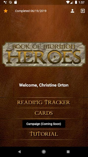Android application Book of Mormon Heroes screenshort