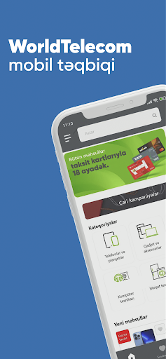 Android application WorldTelecom screenshort