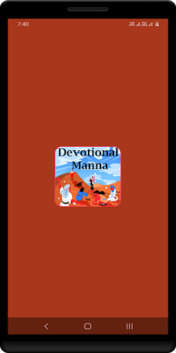 Android application Devotional manna - Daily screenshort