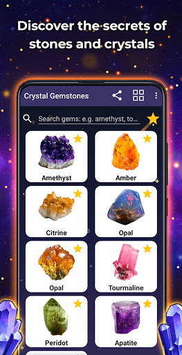 Android application Stones and Crystals - Guide screenshort