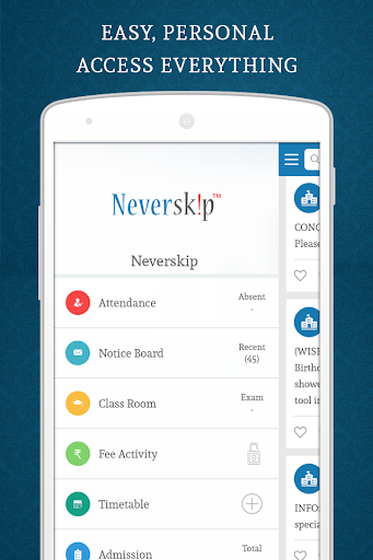 Android application SCHOOL MANAGEMENT APP screenshort