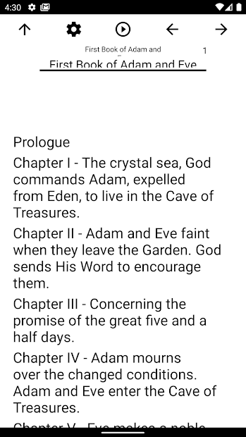 Screenshot 2 Book of Adam and Eve android
