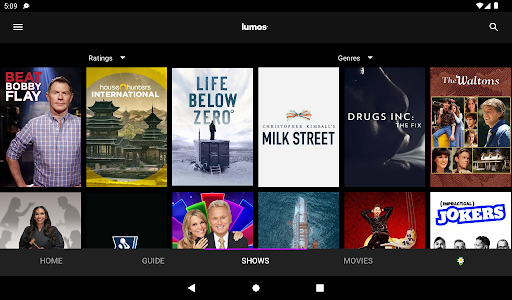 Screenshot of Lumos TV