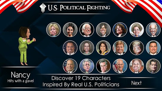 U.S. Political Fighting Screenshot