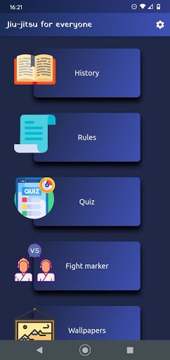 Android application Jiu-jitsu for everyone screenshort