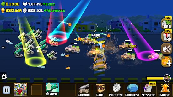 Idle Cat Cannon 2.4.10 APK screenshots 21