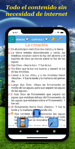 Android application Biblia Reina Valera Antigua screenshort