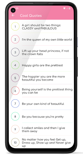 Girl Quotes Screen 2