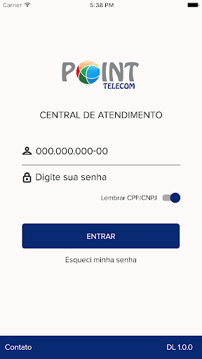 Android application Point Telecom screenshort