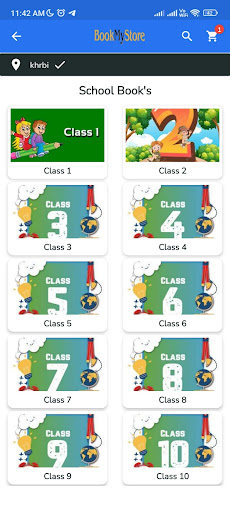 BookMyStore Screen 2