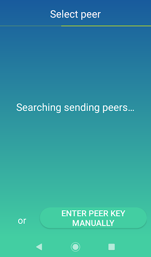 Fandem - Peer to Peer Transfer Screen 3