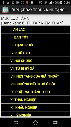 Lời Phật dạy trong Nikaya III Screen 3