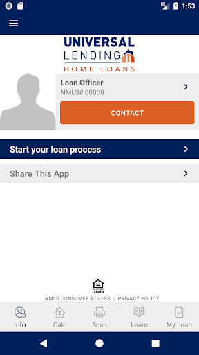 Android application ULConnect screenshort