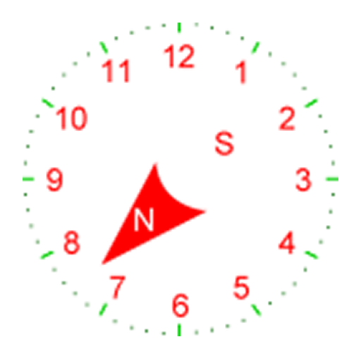 Compass No magnetic sensor logo