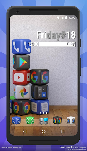 Cube Theme 2 - Icon Pack Screen 2