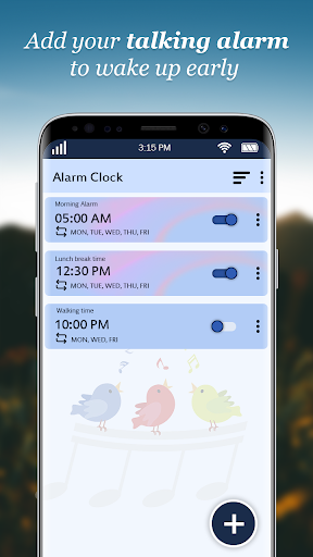 Android application Talking Alarms Clock - Watch screenshort