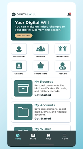 DigitalWill.com Screen 3
