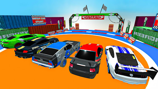 Android application Crazy Car Stunt: Car Games 3D screenshort