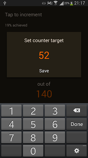 Target Counter Screen 2