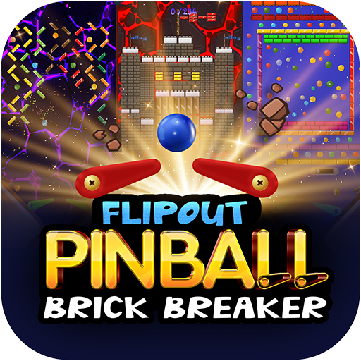 FlipOut: Pinball Brick Breaker logo