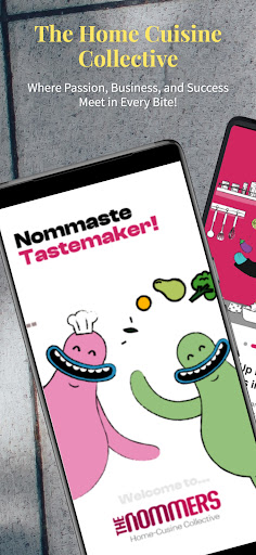Android application The Nommers - Food Partner App screenshort