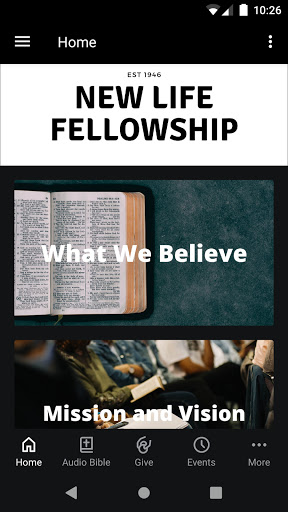 Android application New Life Fellowship Barstow screenshort