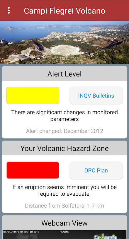 Campi Flegrei Volcano Screen 2