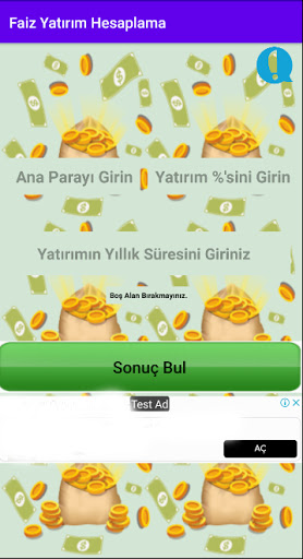 Faiz Yatırım Hesaplama Screen 2