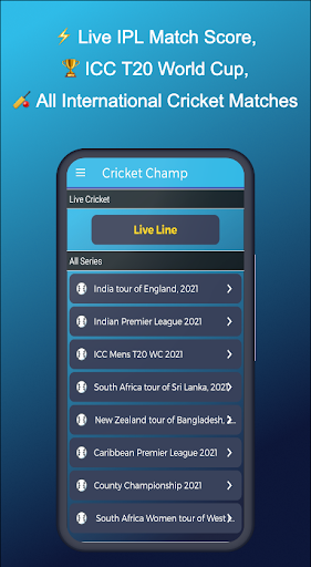 Android application Cricket Champ - Cricket Live L screenshort