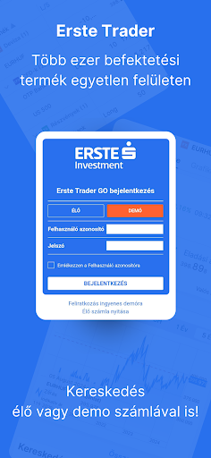 Android application Erste Trader screenshort