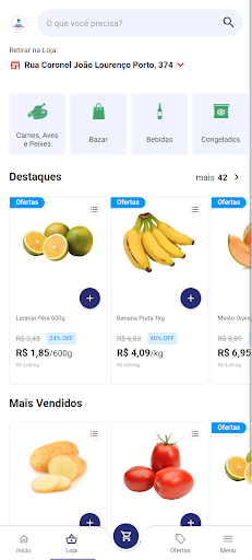 Android application Super App RedeCompras screenshort