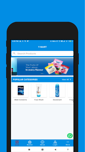 Android application Y-Mart screenshort