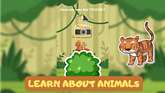 Wild animals: game to learn