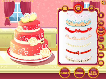 Sweet Wedding Cake Maker Games