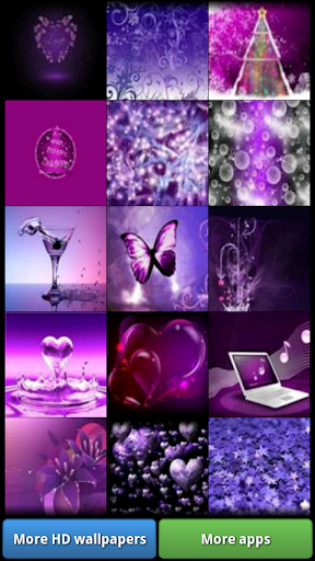 Lovely Purple HD Wallpapers Screen 2