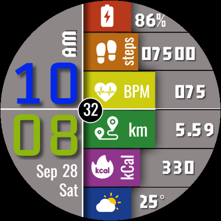 MAHO016 Wear OS Watch Face