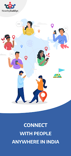 Android application NearbyBuddys screenshort