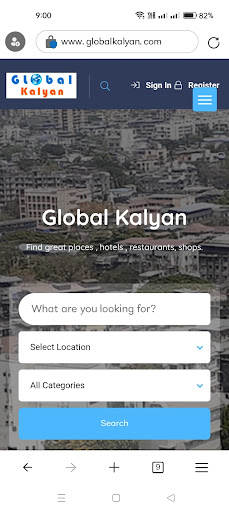 Android application Global Kalyan Portal screenshort