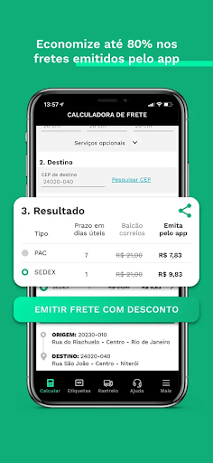 SuperFrete: Calcular Correios Screenshot 3 - AppWisp.com