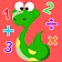 Math snake icon