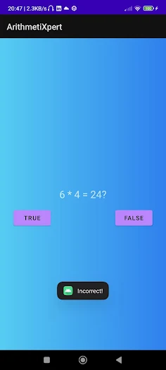 Arithmetic math playground - Screenshot 1