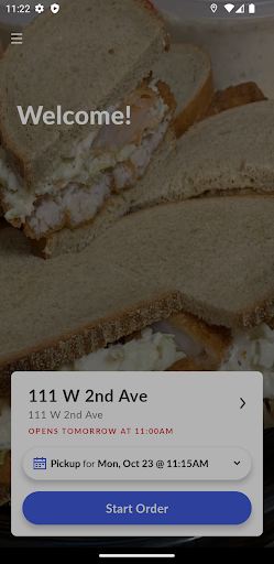 Android application Roselle Seafood Market screenshort