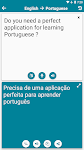 screenshot of Portuguese - English