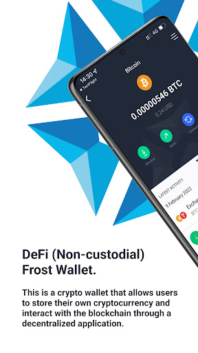 Android application FROST Wallet: Buy BTC & Crypto screenshort