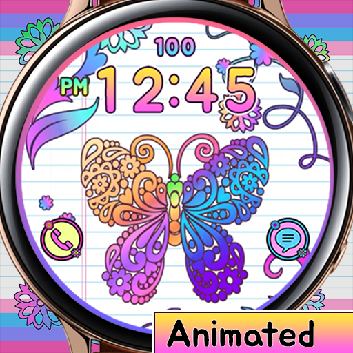 Colorful Butterfly_Watchface logo