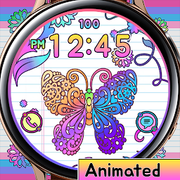 Imagem do ícone Colorful Butterfly_Watchface