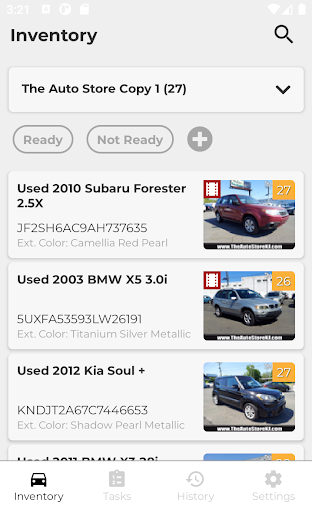 Android application Redline Inventory Enterprise screenshort