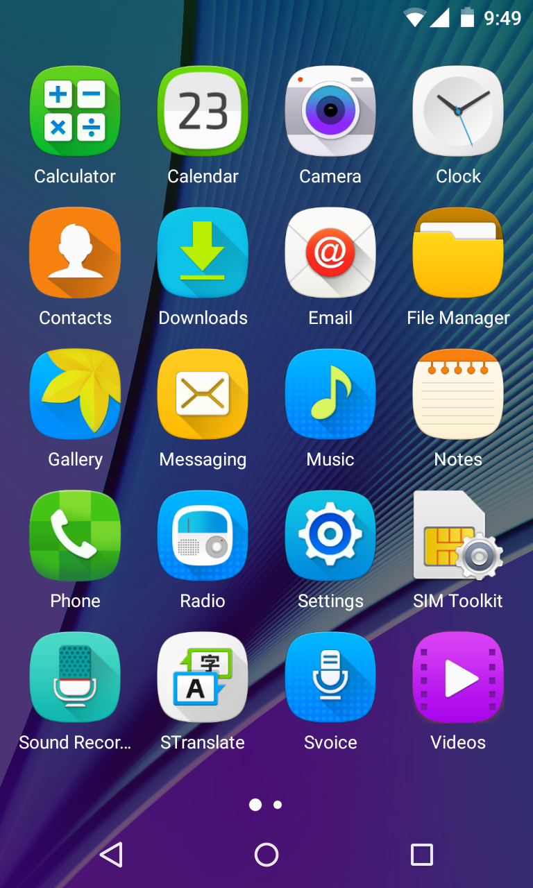 Android application Theme - Galaxy S6 screenshort