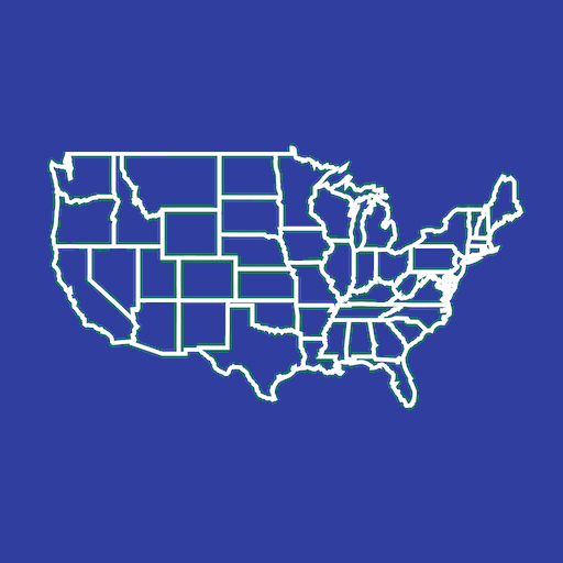Quiz USA - States and Cities  Icon